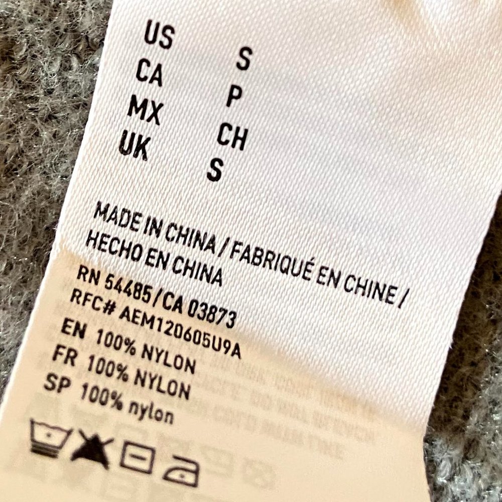 Gray American Eagle Cardigan (size S) - Picture 4 of 4